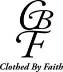 Logo for "CLOTHED BY FAITH INC"