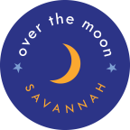 Logo for "THE PECHE HEN INC dba OVER THE MOON DIAPER BANK"
