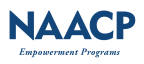 Logo for "NATIONAL EMPOWERMENT PROGRAMS INC ADVANCEMENT OF COLORED PEOPLE"