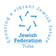 Logo for "JEWISH FEDERATION OF TULSA"