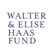 Logo for "WALTER AND ELISE HAAS FUND"
