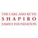 Logo for "CARL & RUTH SHAPIRO FAMILY FOUNDATION"