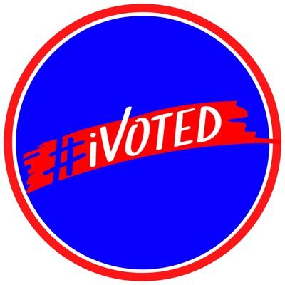 Logo for "PROJECT I VOTED"