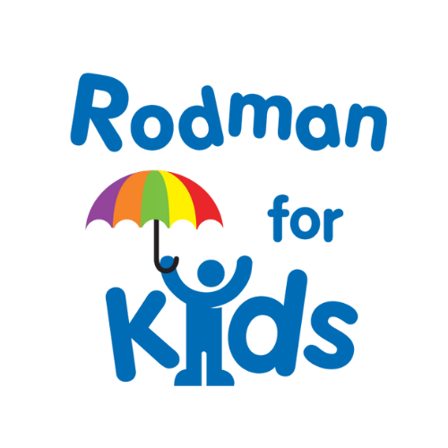 Logo for "RODMAN FOR KIDS INC"