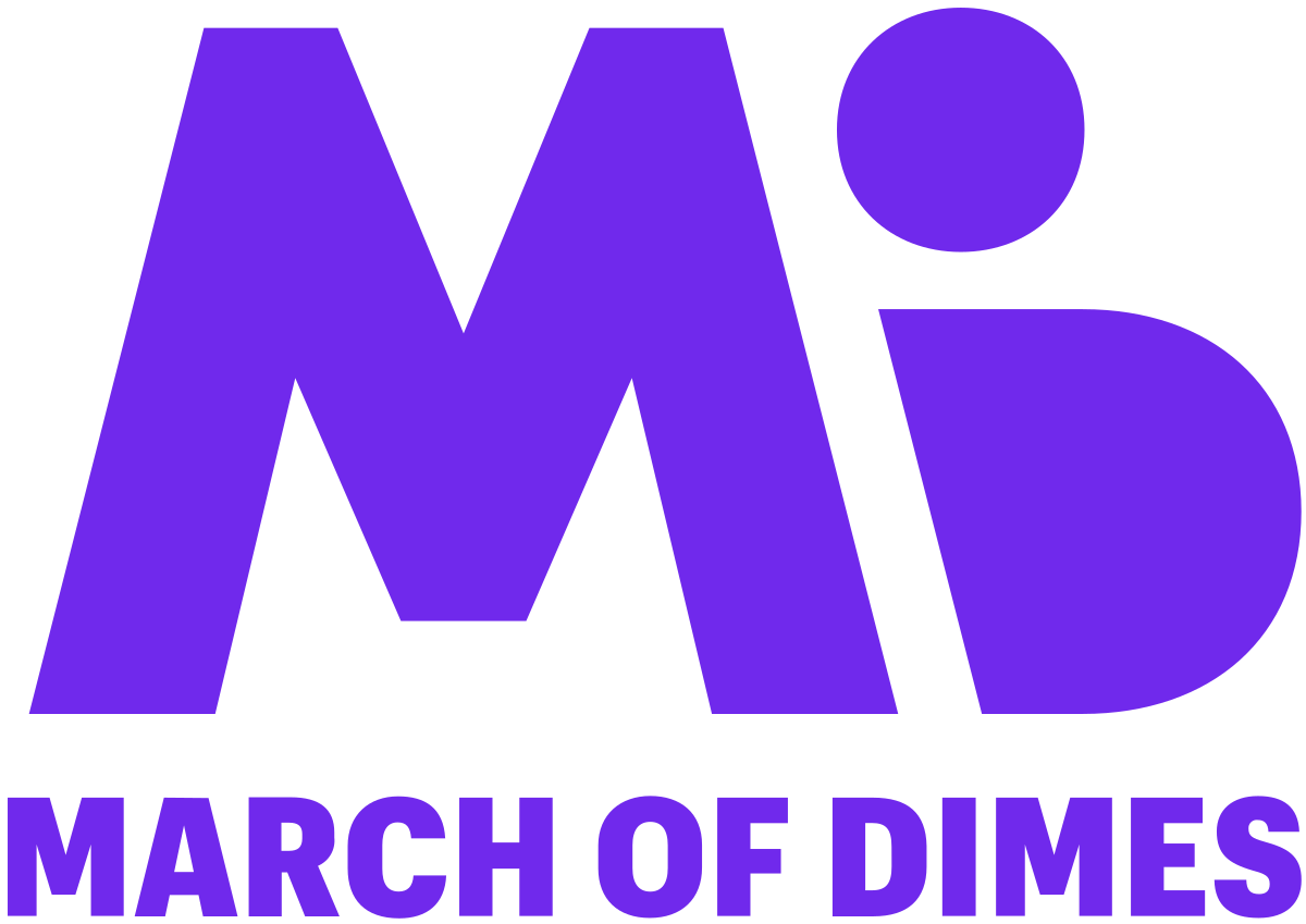 Logo for "MARCH OF DIMES INC"