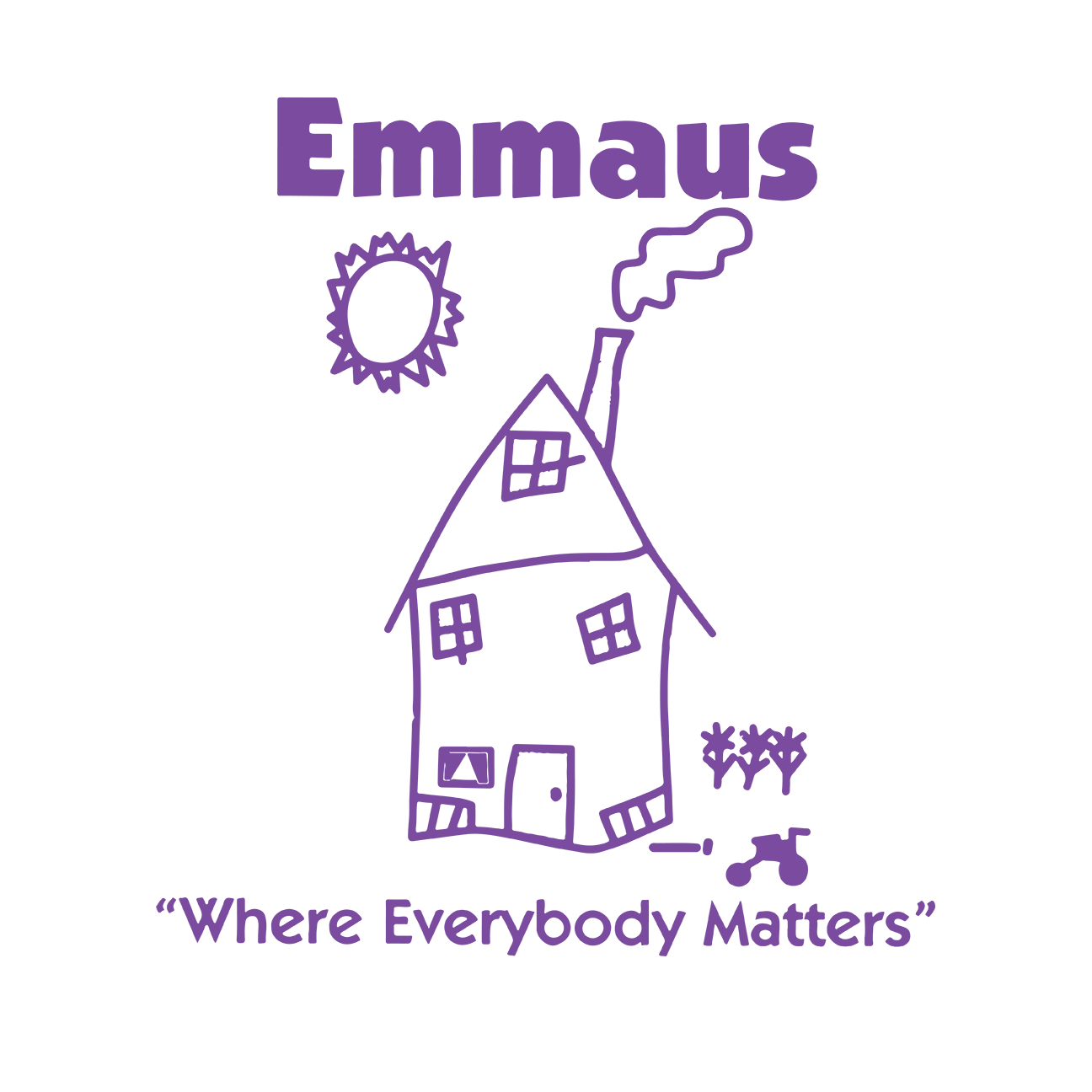 Logo for "EMMAUS INC"