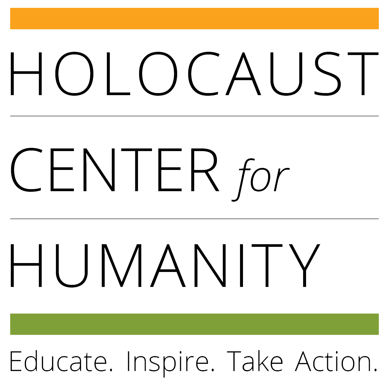 Logo for "HOLOCAUST CENTER FOR HUMANITY"