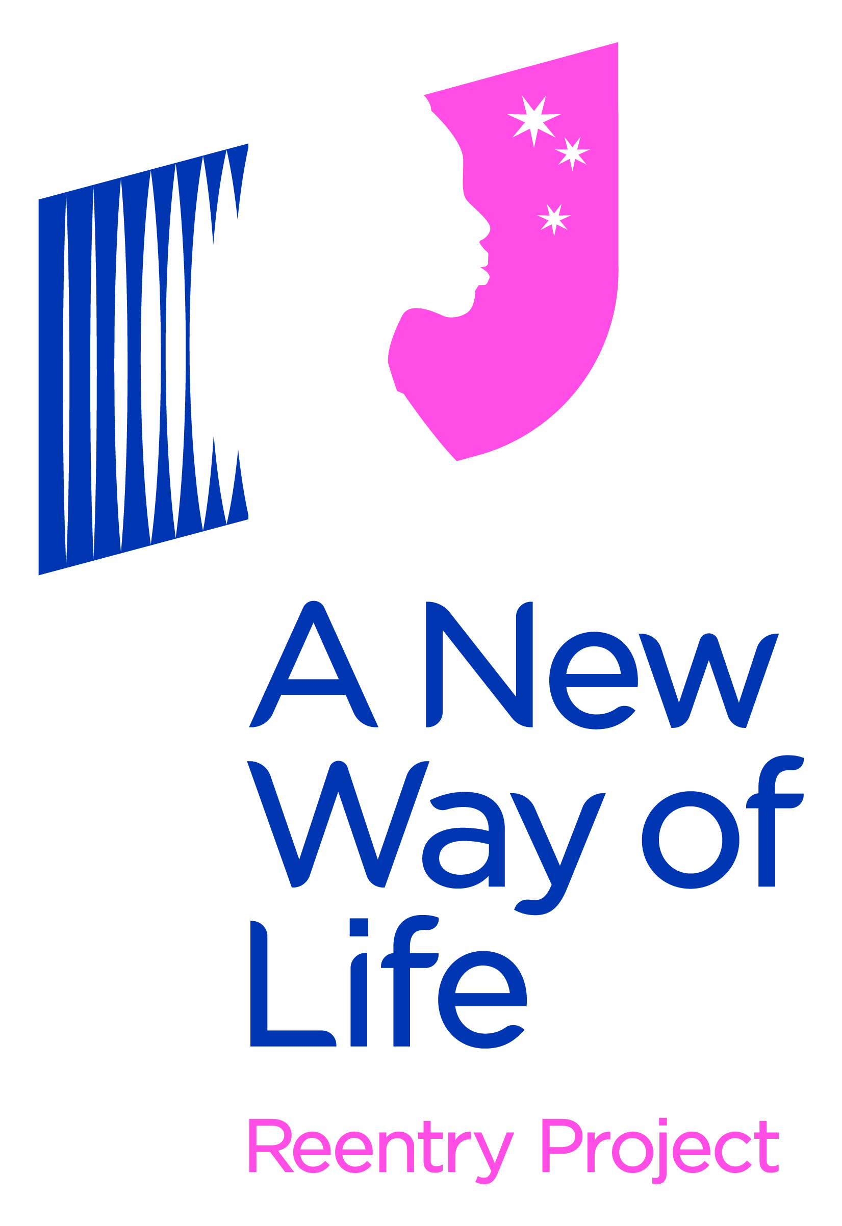 Logo for "A NEW WAY OF LIFE REENTRY PROJECT"