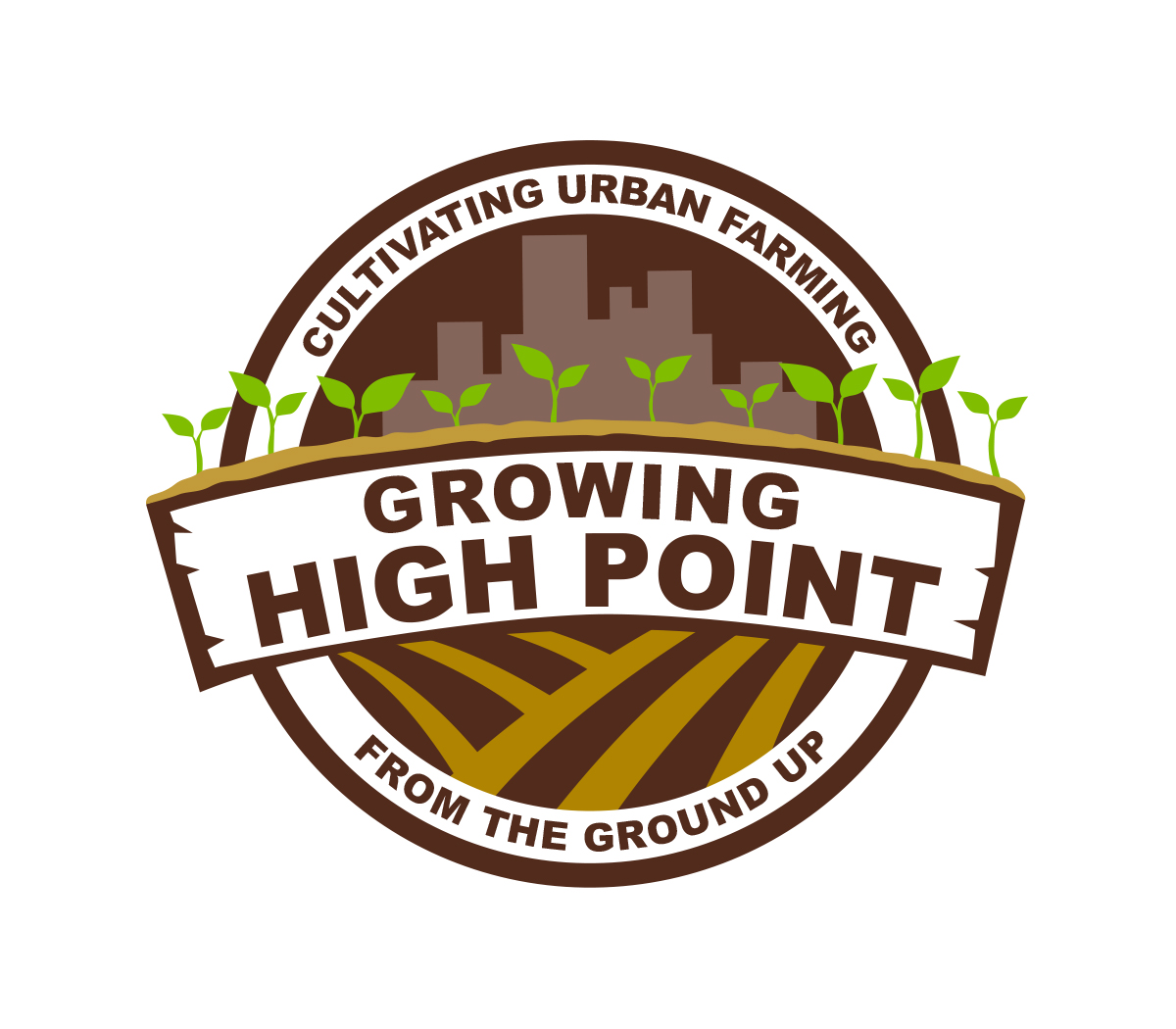 Logo for "GROWING HIGH POINT"