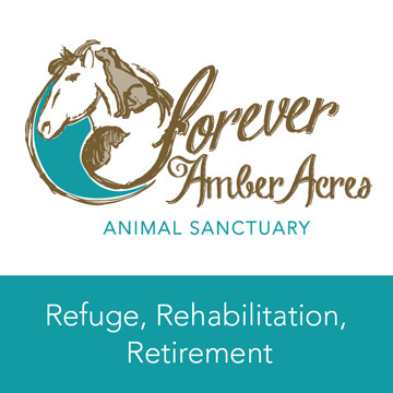 Logo for "FOREVER AMBER ACRES ANIMAL SANCTUARY"