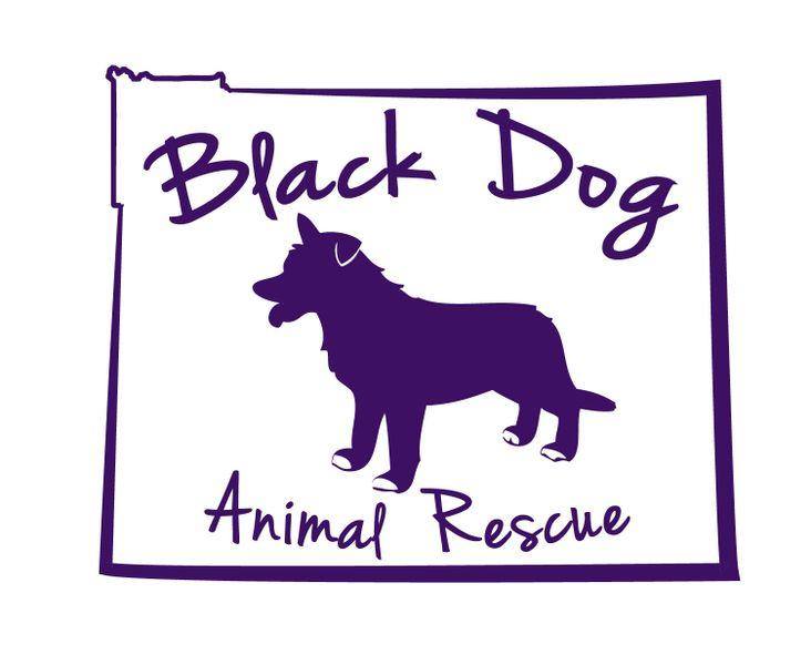 Logo for "Black Dog Animal Rescue"