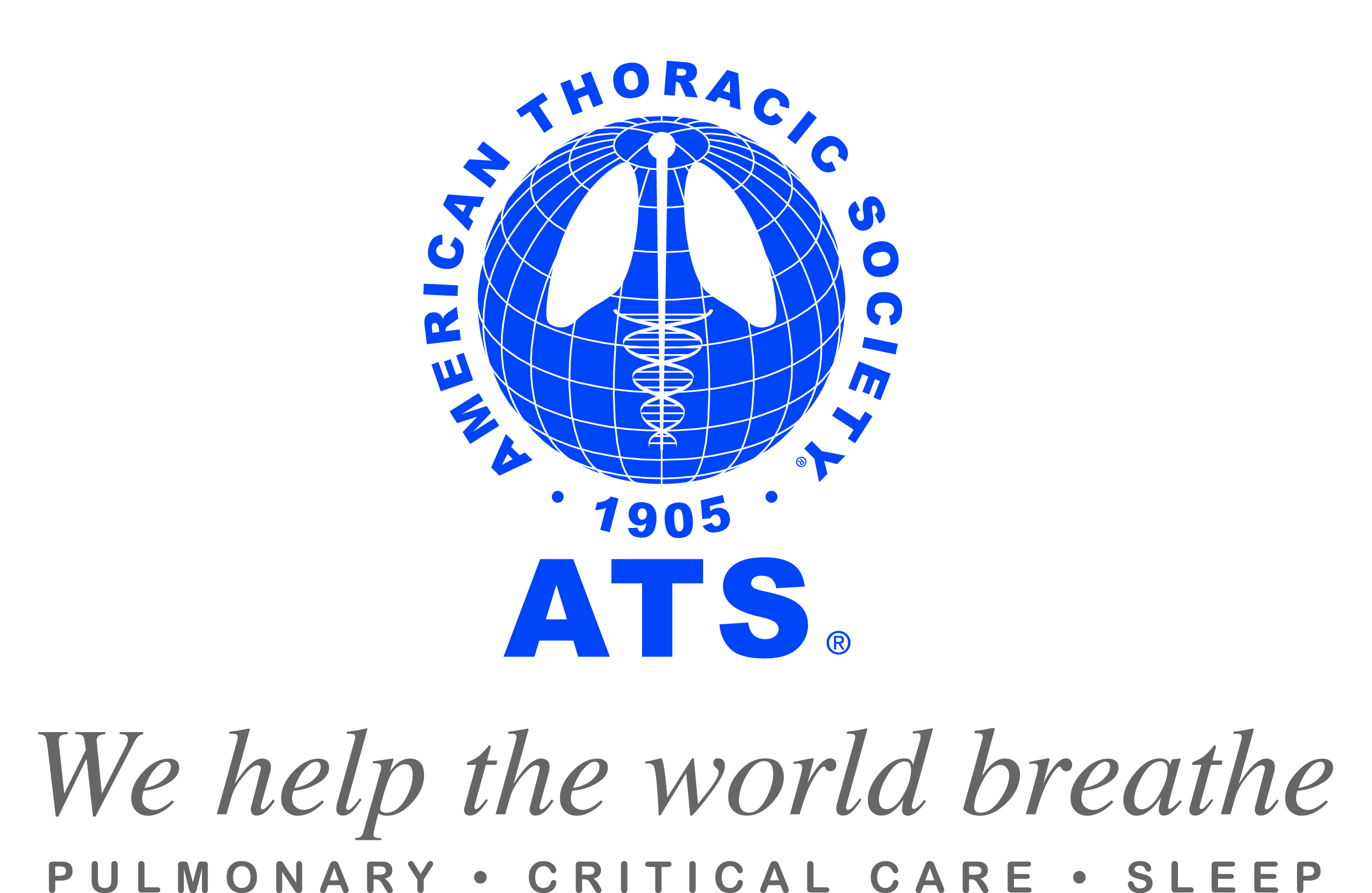 Logo for "AMERICAN THORACIC SOCIETY INC"