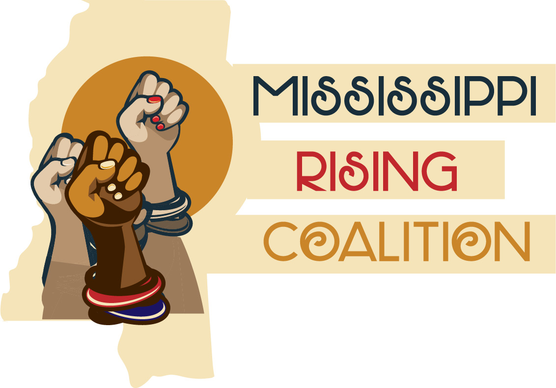 Logo for "MISSISSIPPI RISING COALITION"