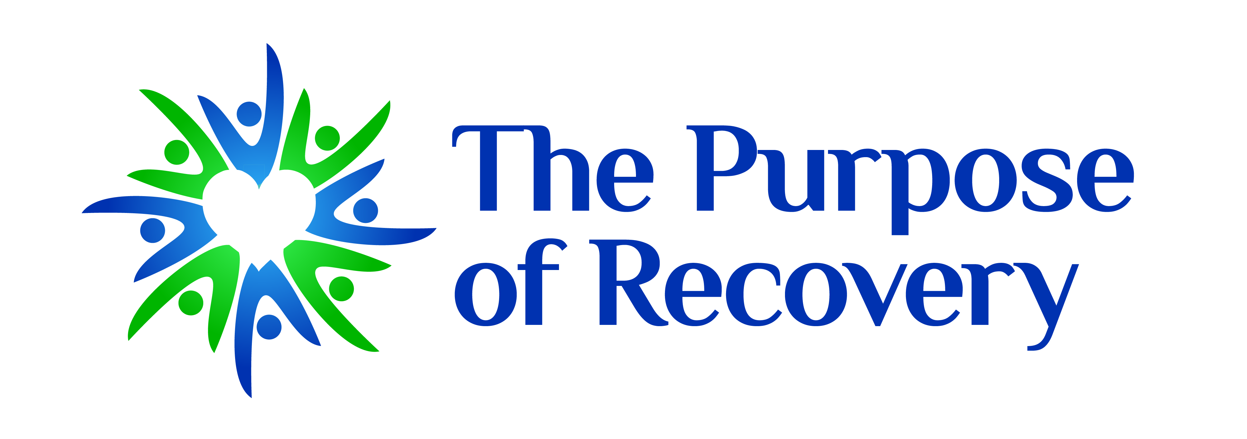 Logo for "PURPOSE OF RECOVERY INC"