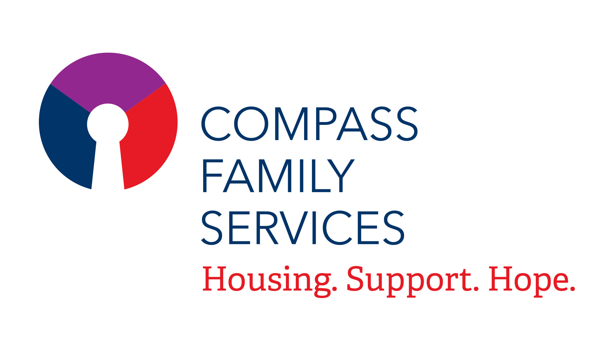 Logo for "COMPASS FAMILY SERVICES"