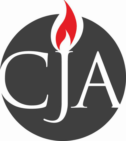 Logo for "CENTER FOR JUSTICE & ACCOUNTABILITY"