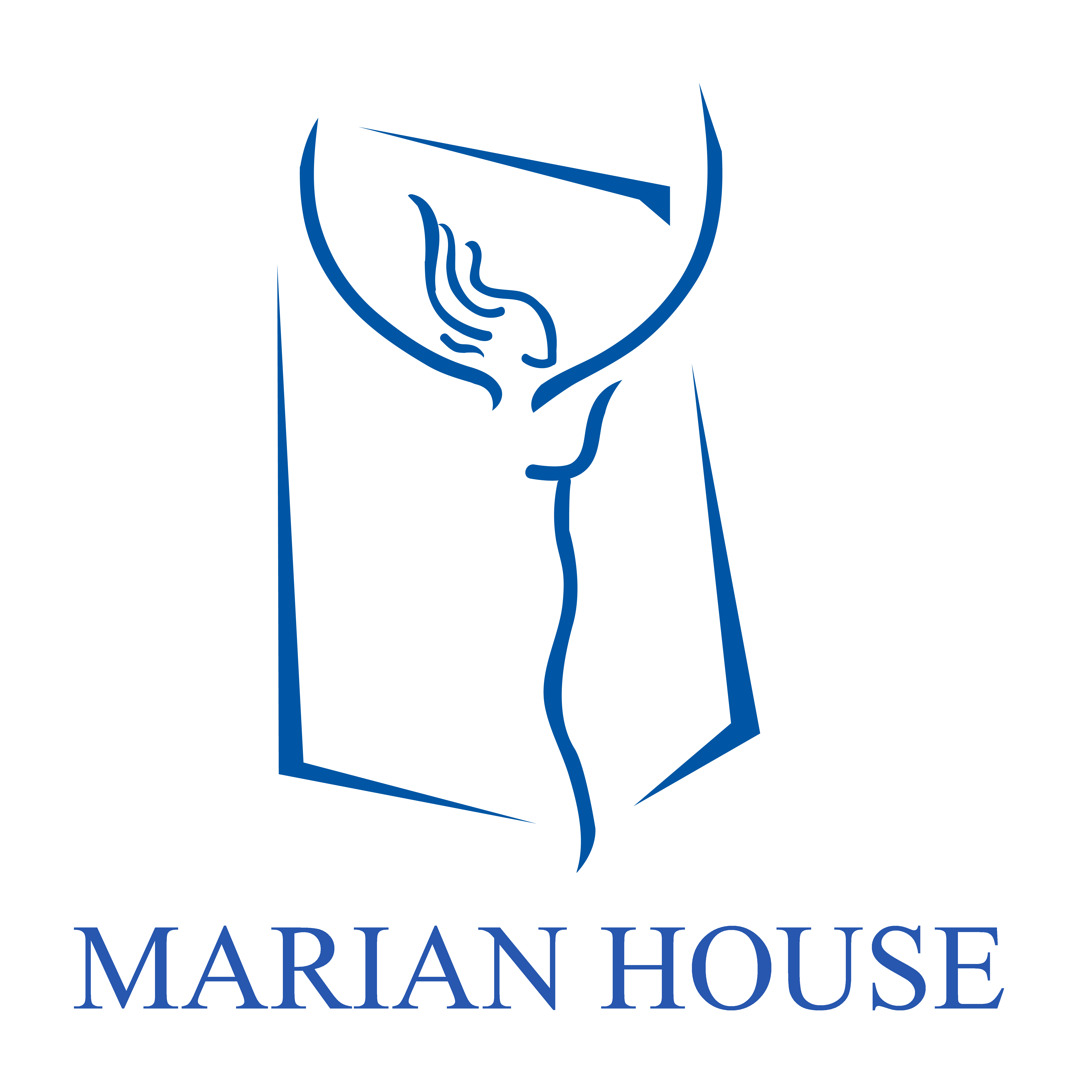 Logo for "MARIAN HOUSE INC"