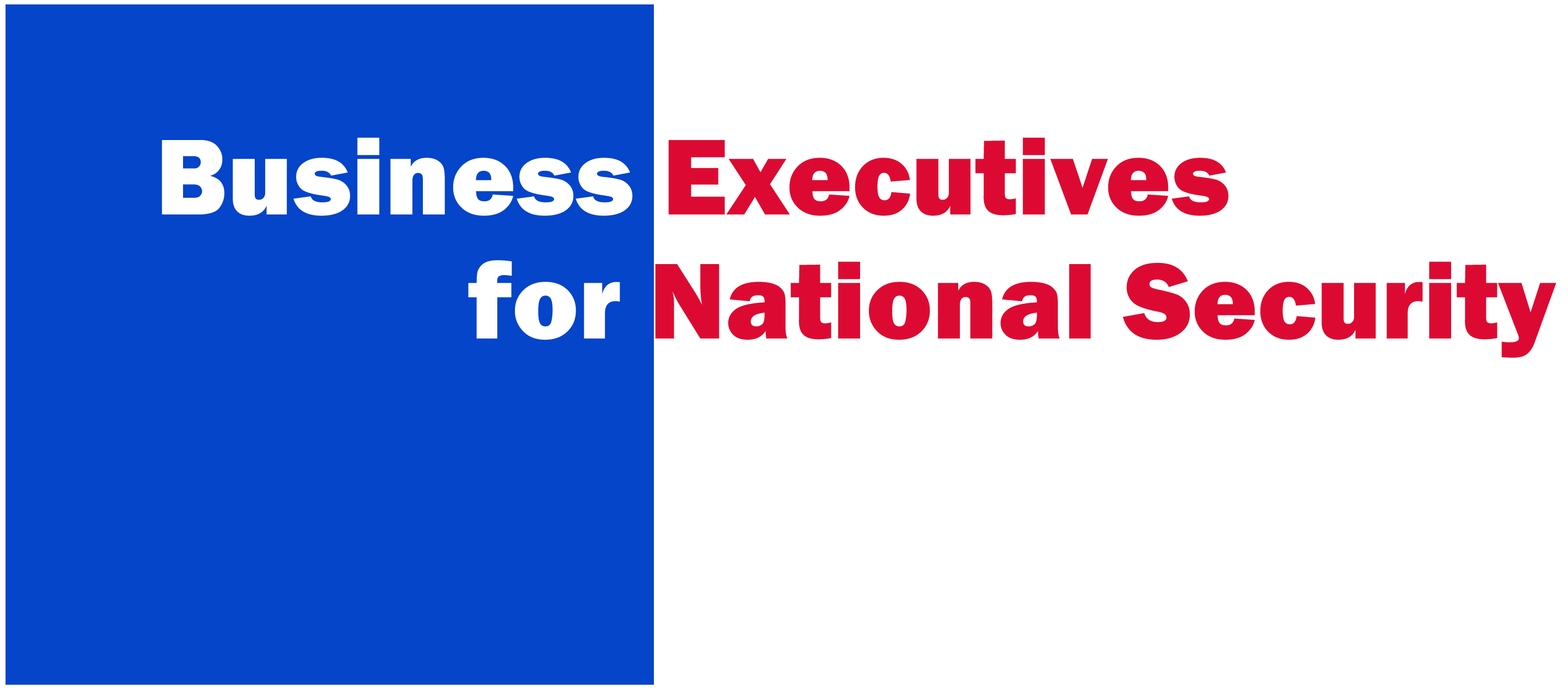 Logo for "BUSINESS EXECUTIVES FOR NATIONAL SECURITY"
