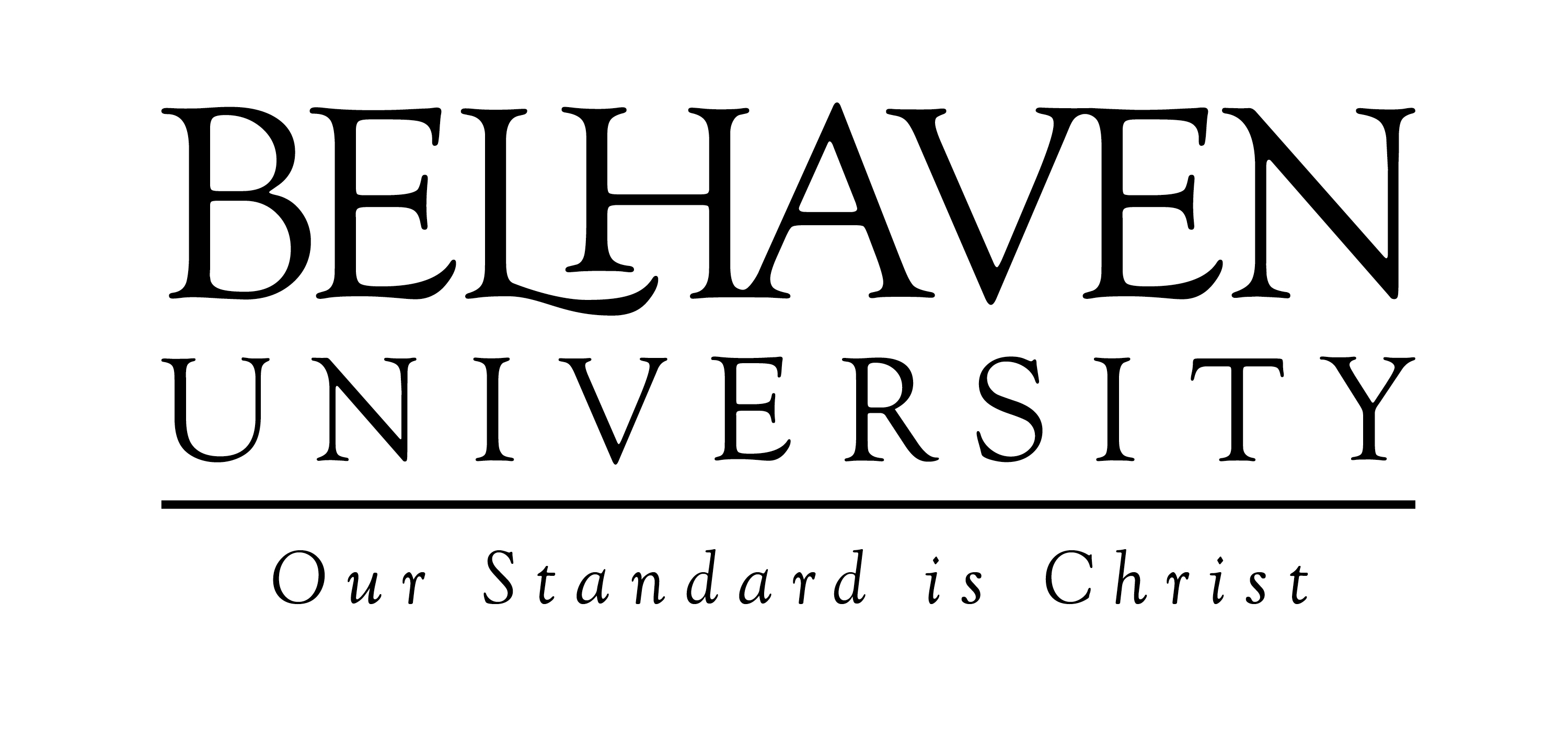 Logo for "Belhaven University"