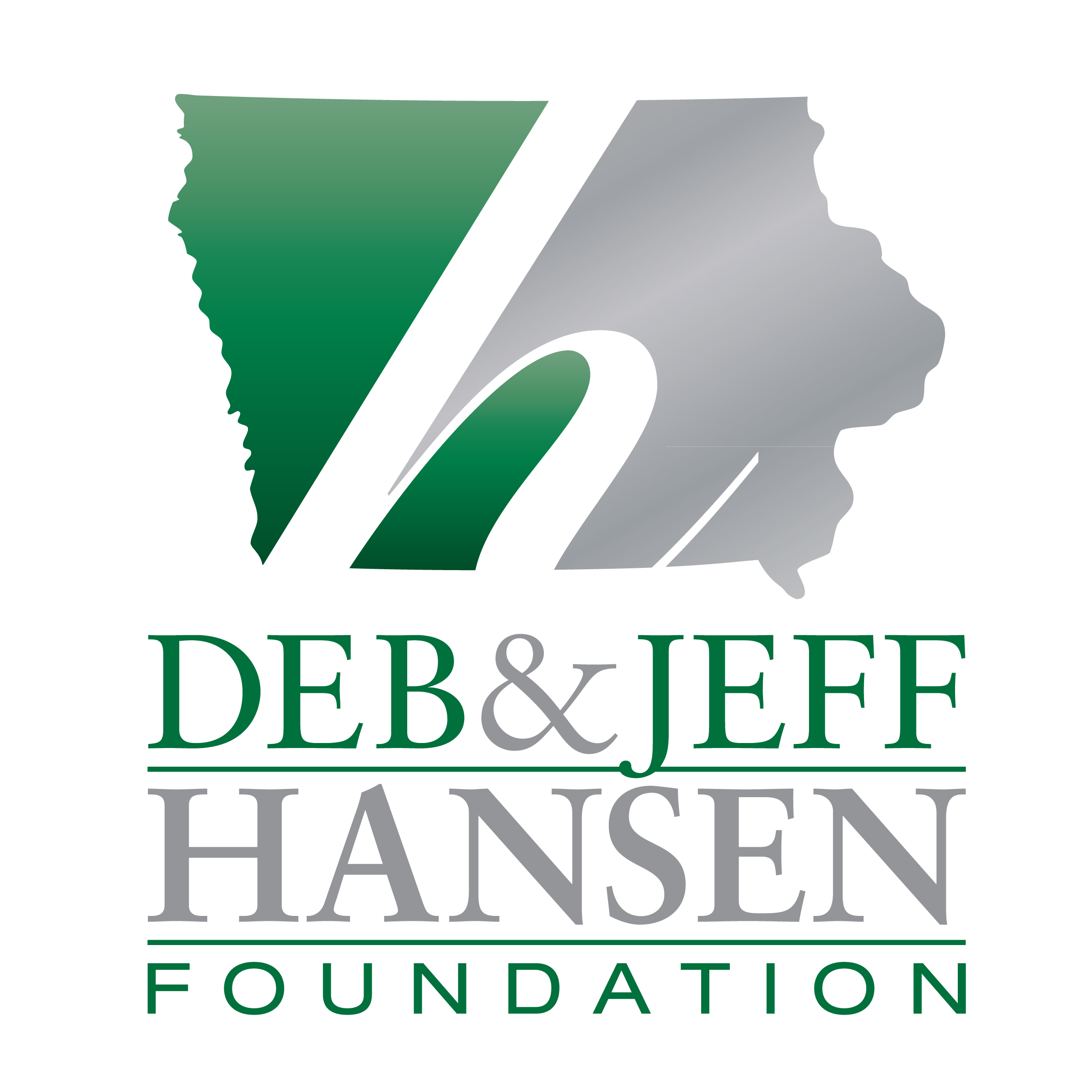 Logo for "DEB AND JEFF HANSEN FOUNDATION"