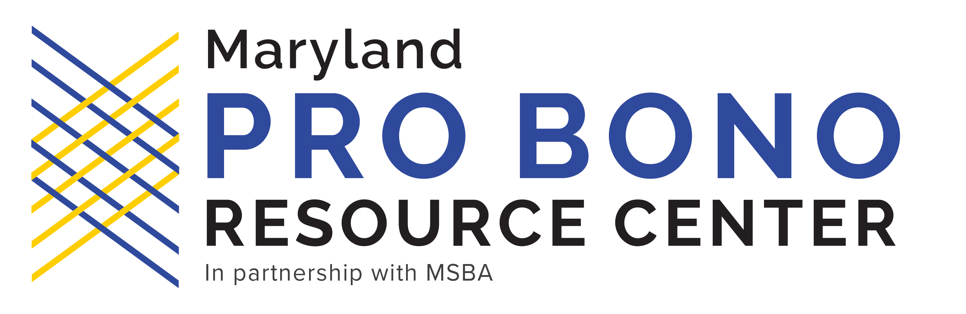 Logo for "PRO BONO RESOURCE CENTER OF MARYLAND INC"
