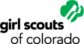 Logo for "GIRL SCOUTS OF COLORADO"