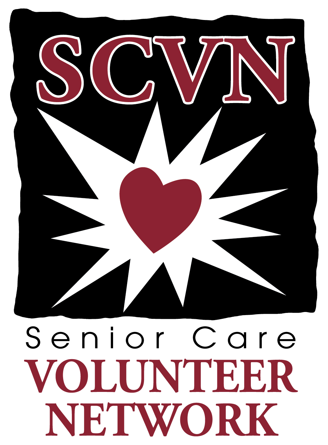 Logo for "SENIOR CARE VOLUNTEER NETWORK"