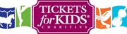 Logo for "TICKETS FOR KIDS FOUNDATION"