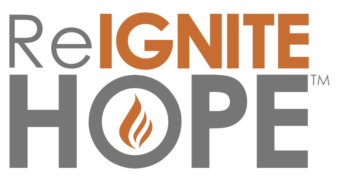 Logo for "Reignite Hope"