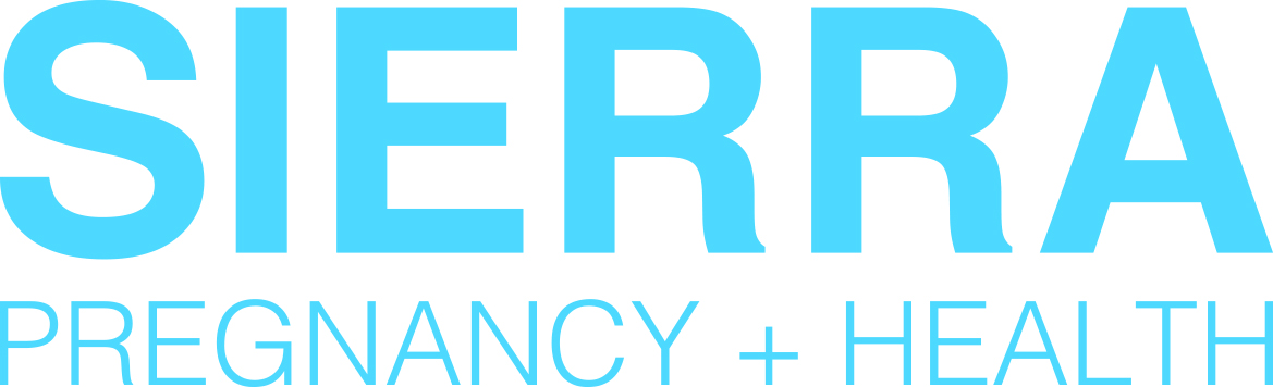 Logo for "SIERRA PREGNANCY & HEALTH"