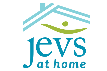 Logo for "JEVS CARE AT HOME"