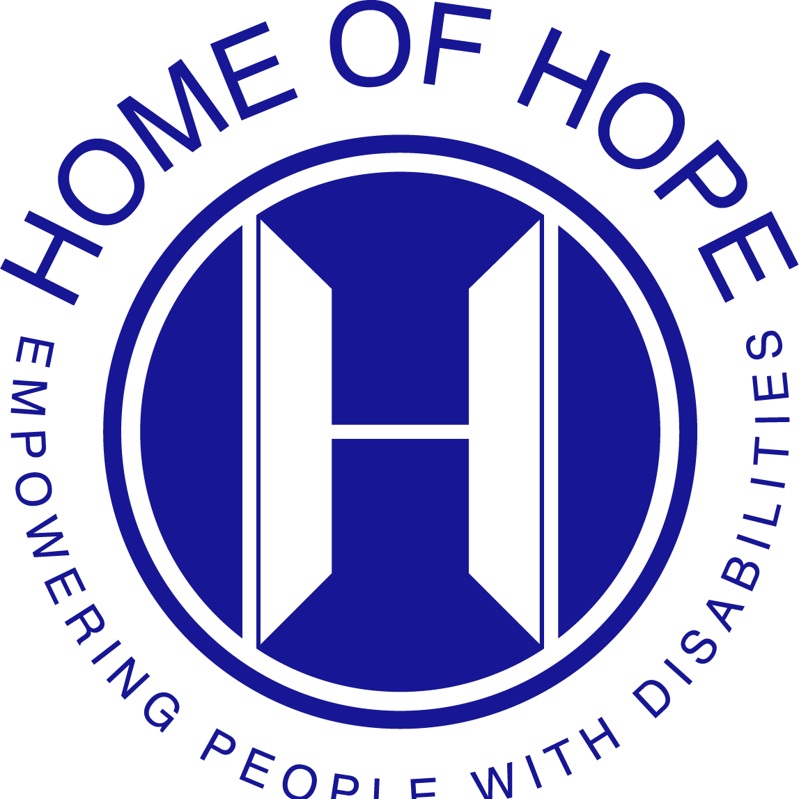 Logo for "HOME OF HOPE INC"