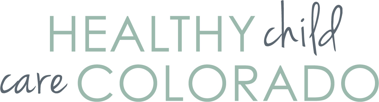 Logo for "HEALTHY CHILD CARE COLORADO"
