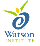 Logo for "THE WATSON INSTITUTE"