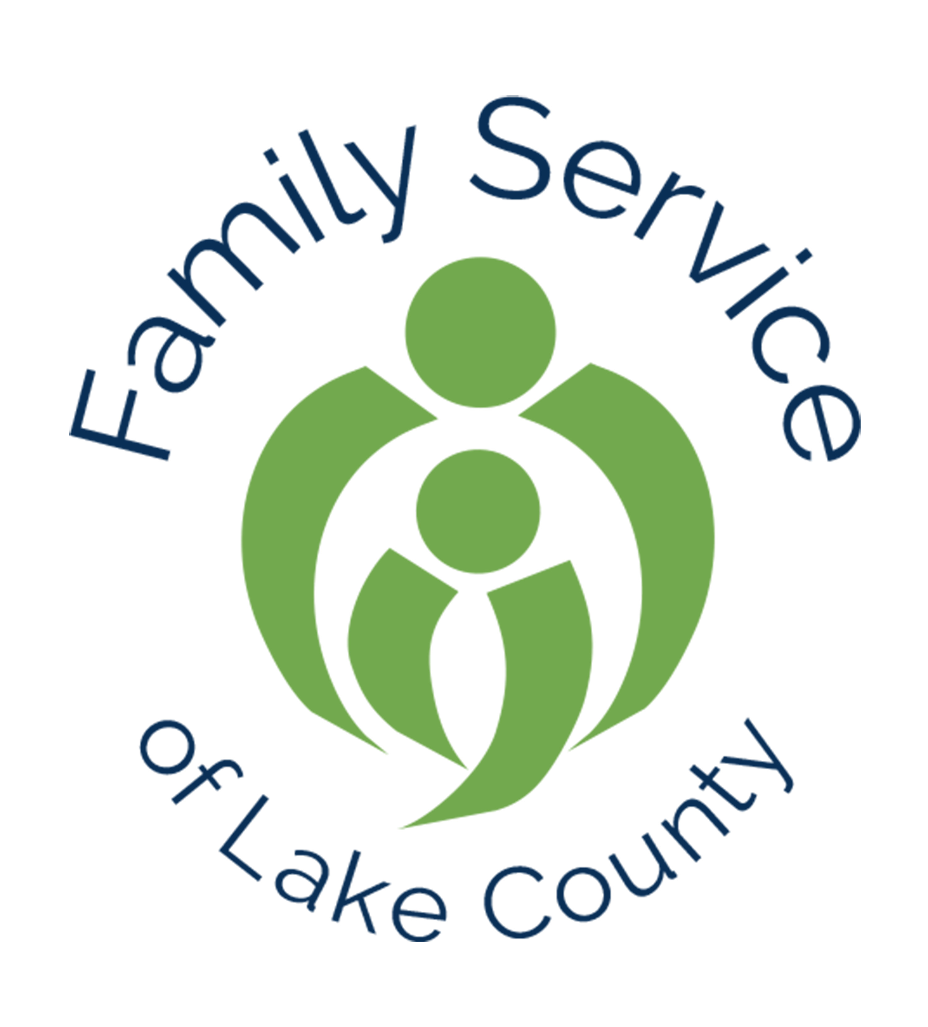 Logo for "FAMILY SERVICE OF LAKE COUNTY"