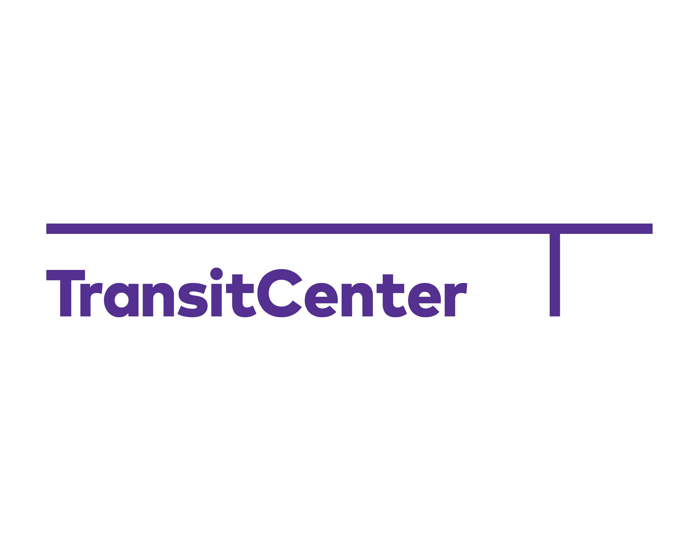 Logo for "TRANSITCENTER INC"