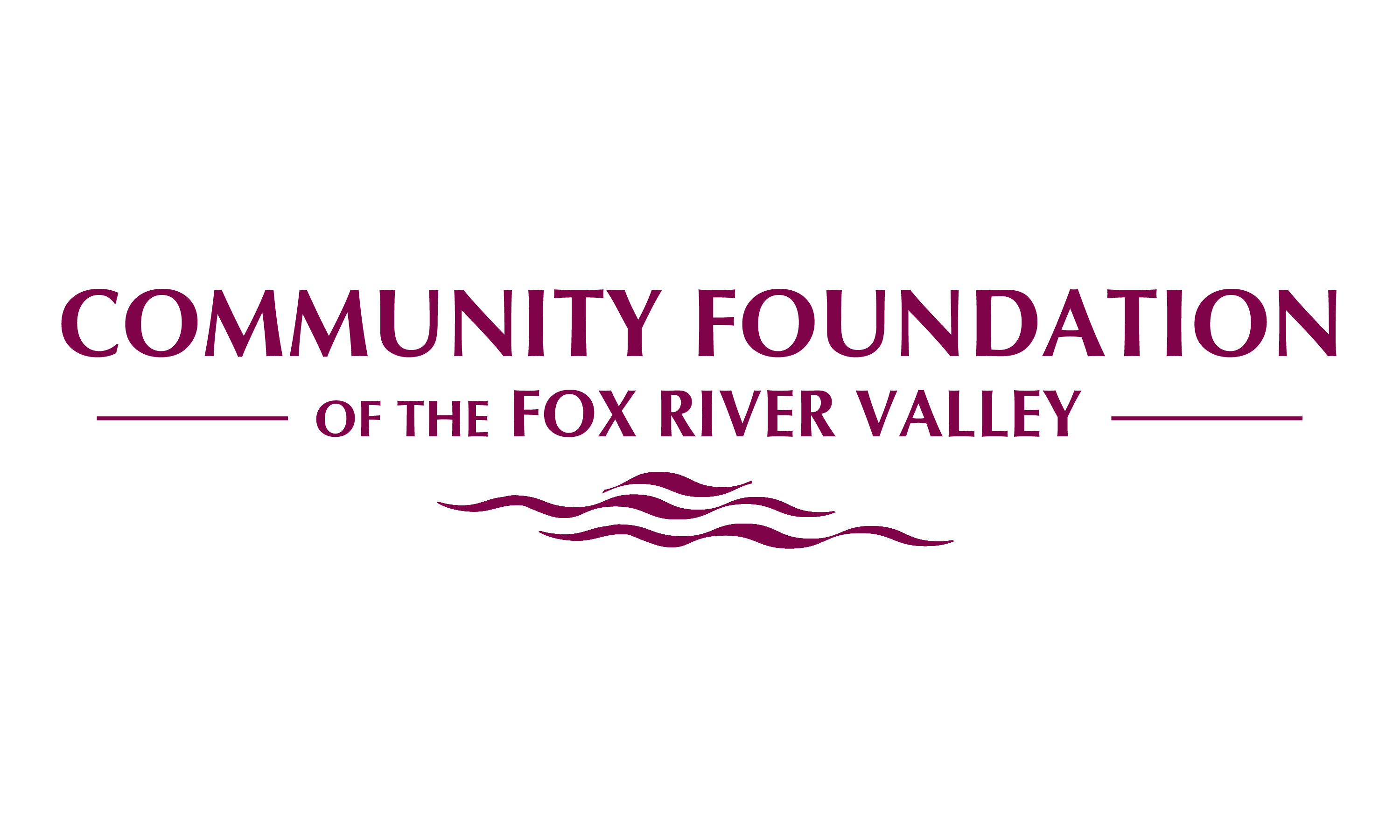 Logo for "COMMUNITY FOUNDATION OF THE FOX RIVER VALLEY"