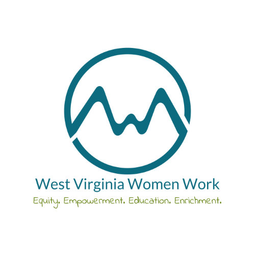 Logo for "WEST VIRGINIA WOMEN WORK"