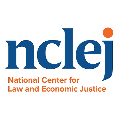 Logo for "NATIONAL CENTER FOR LAW AND ECONOMIC JUSTICE INC"