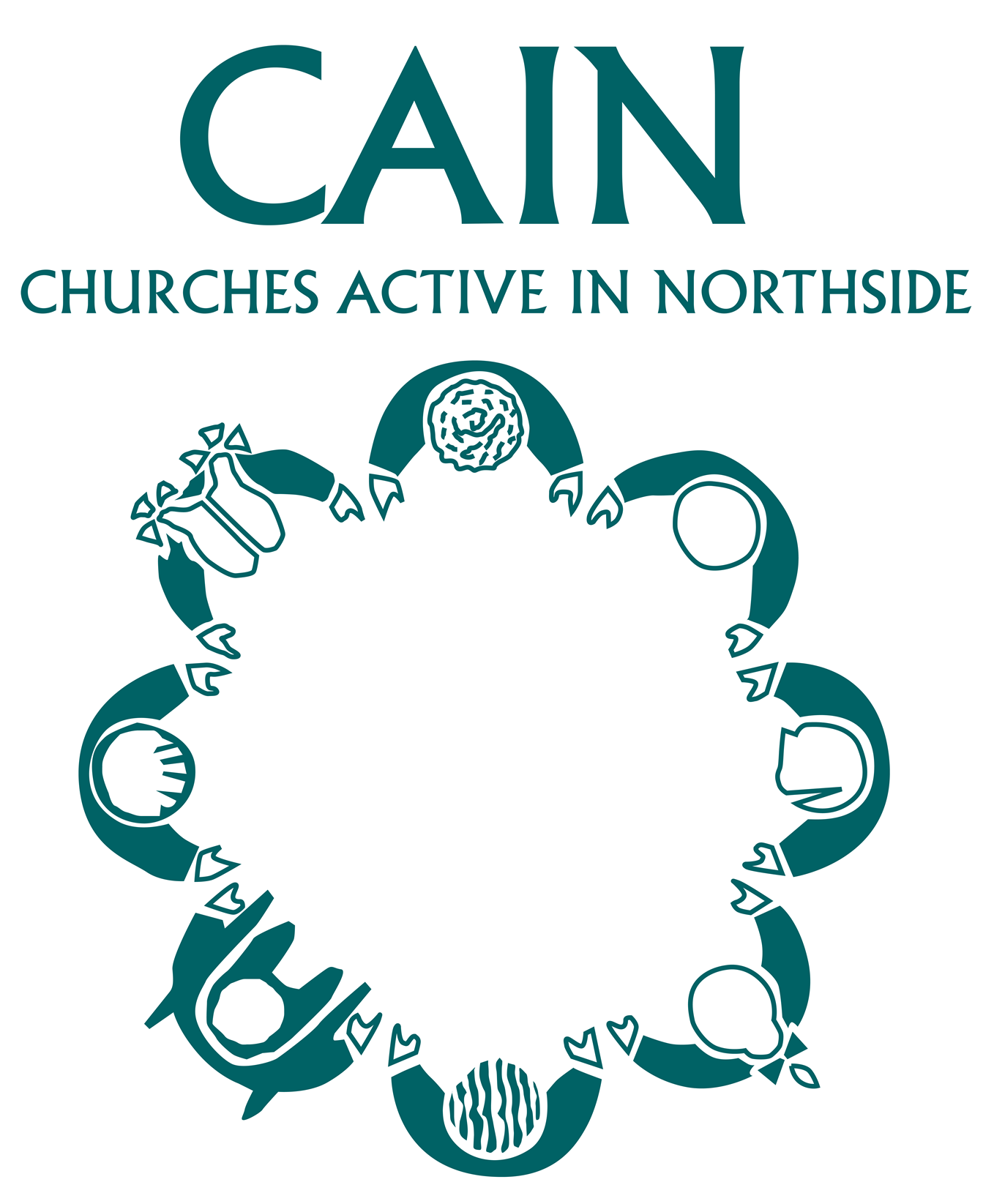 Logo for "Churches Active in Northside"
