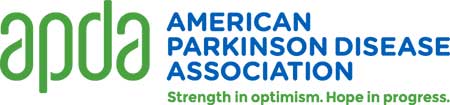 Logo for "AMERICAN PARKINSON DISEASE ASSOC"
