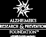 Logo for "ALZHEIMER'S RESEARCH AND PREVENTION FOUNDATION"
