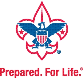 Logo for "BOY SCOUTS OF AMERICA"