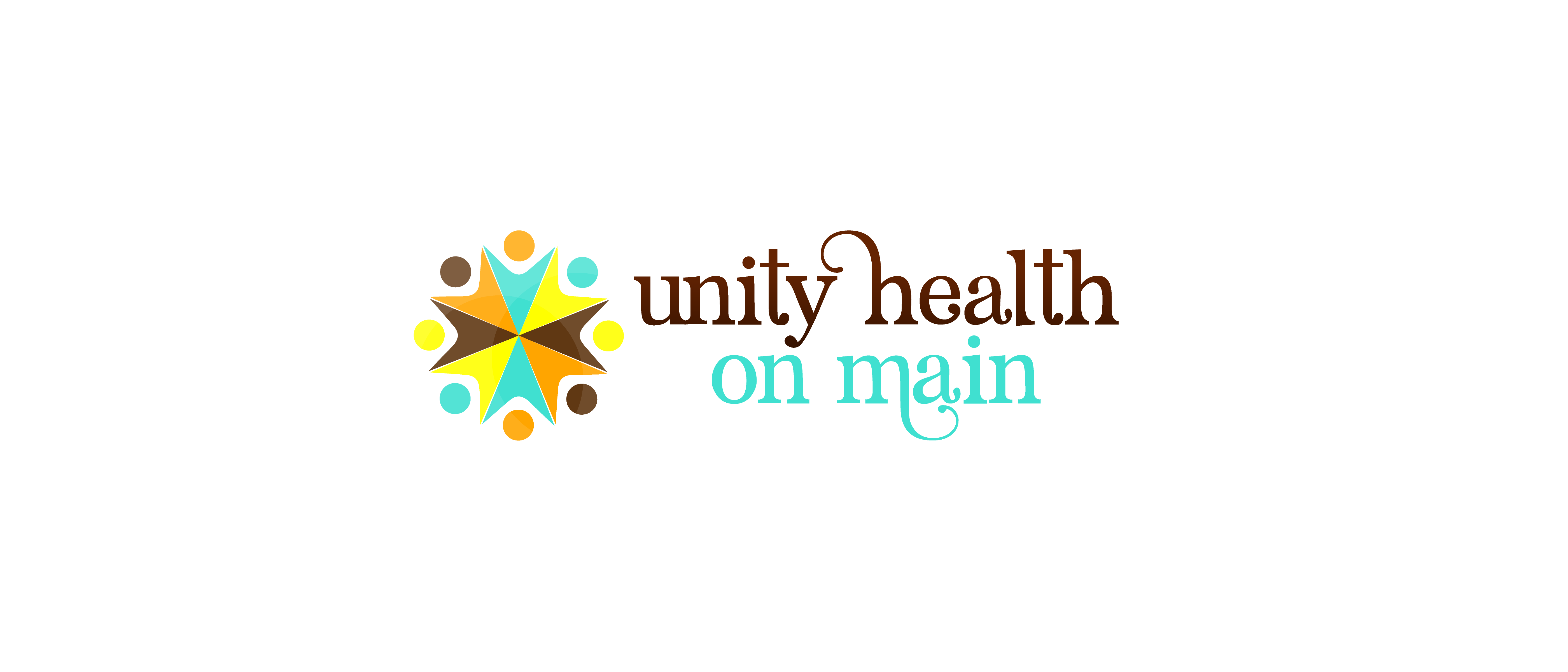 Logo for "UNITY HEALTH ON MAIN"