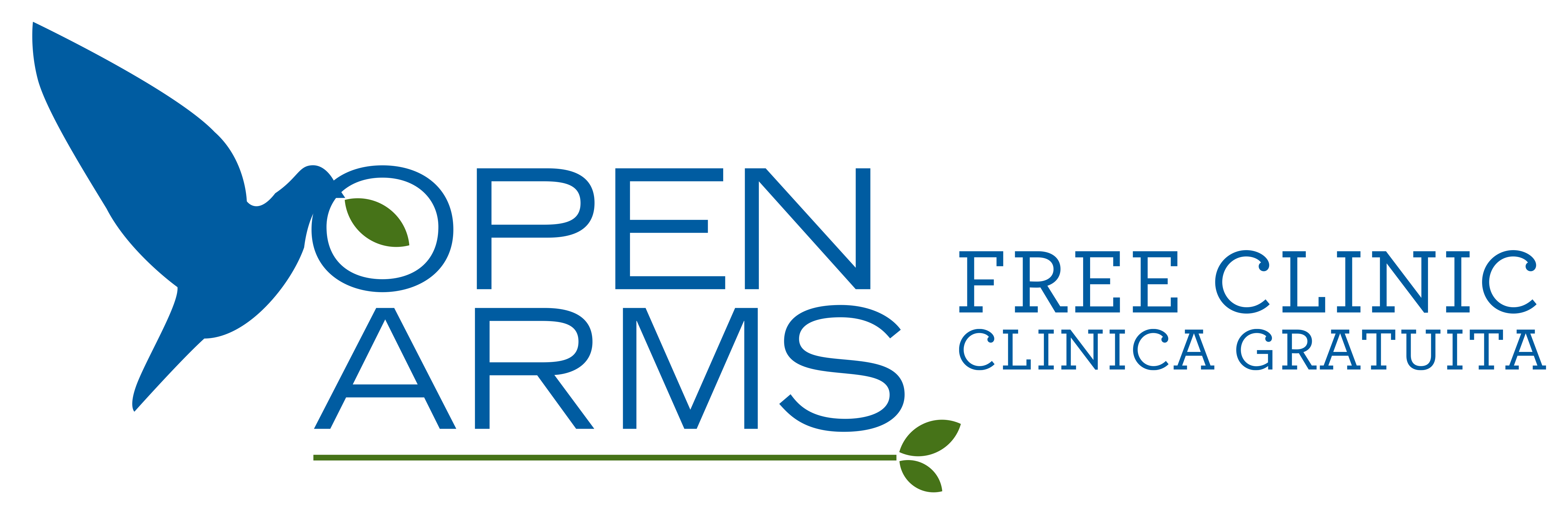 Logo for "OPEN ARMS FREE CLINIC INC"
