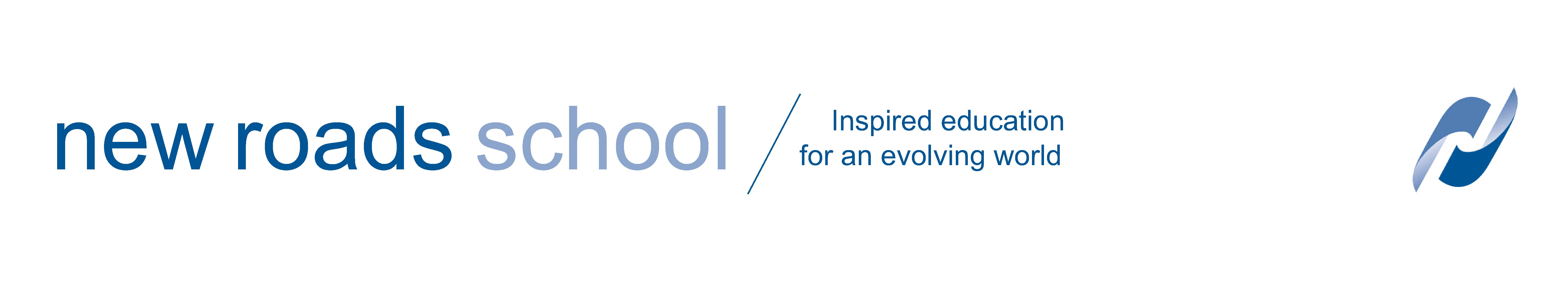 Logo for "NEW ROADS SCHOOL"