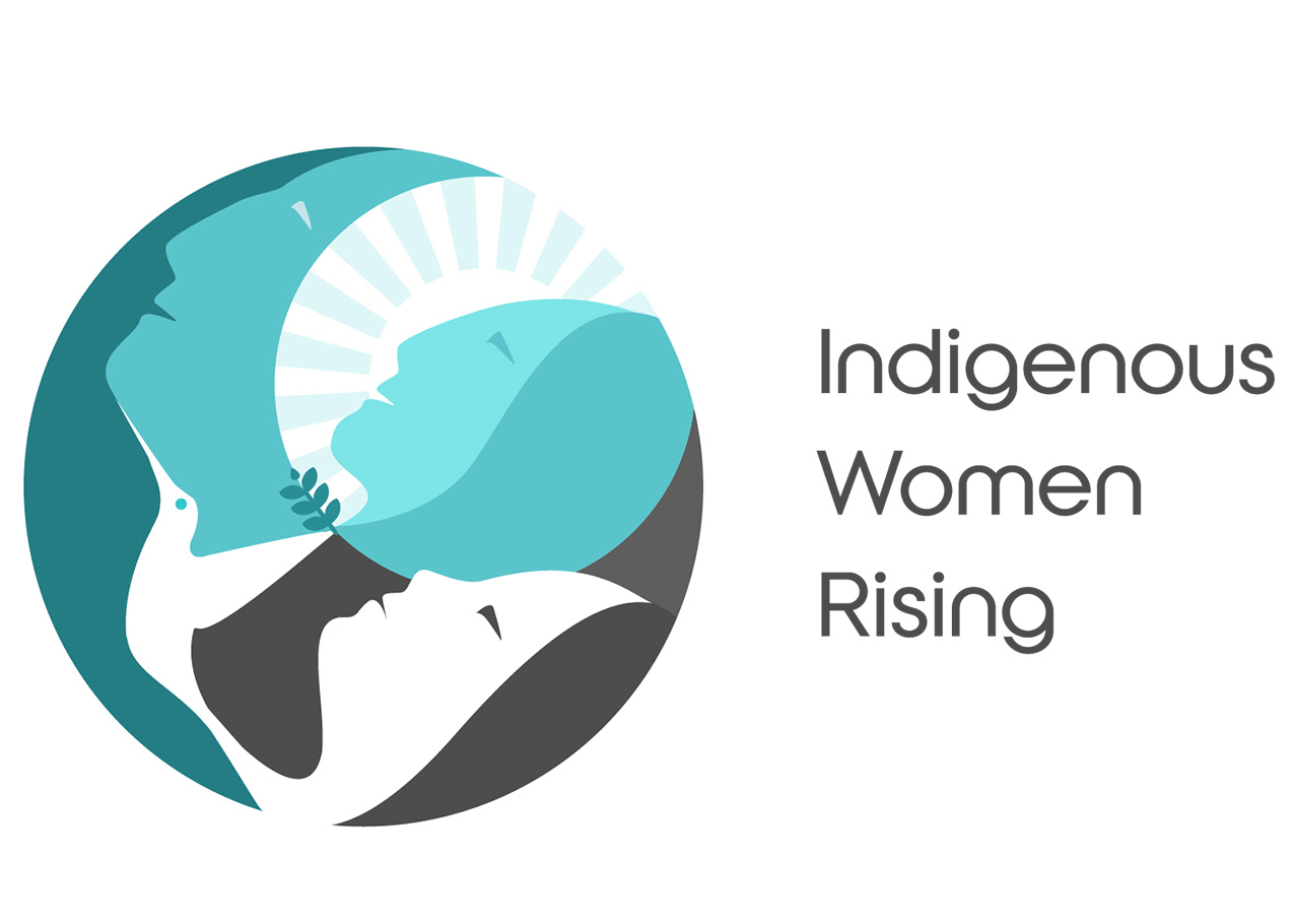 Logo for "INDIGENOUS WOMEN RISING INDIGEOUS WOMEN RISING"