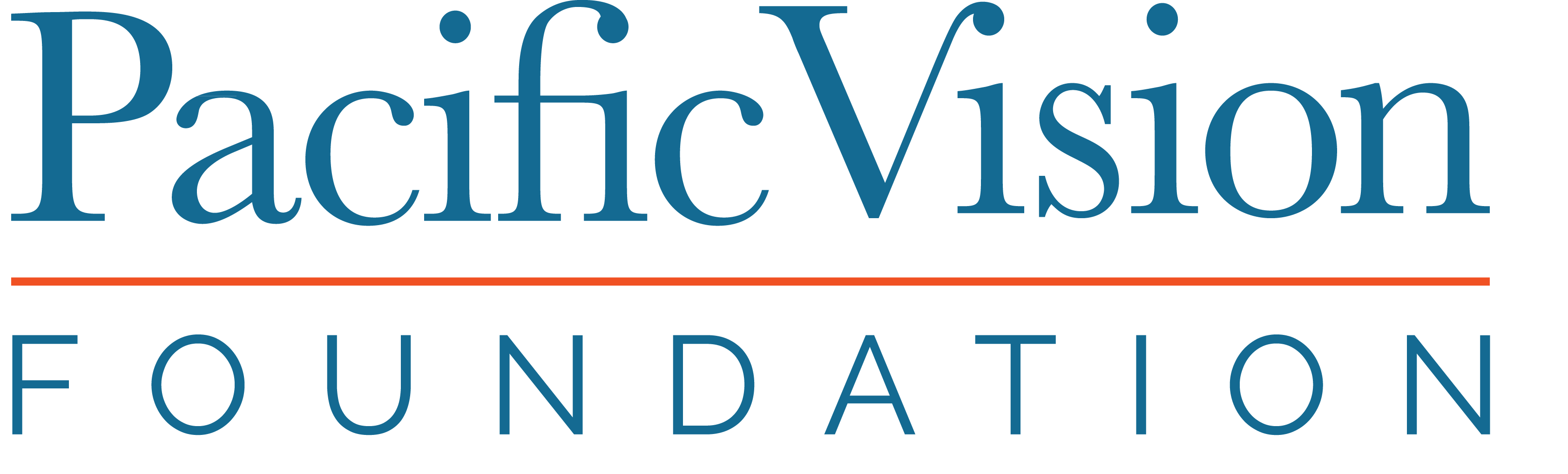 Logo for "PACIFIC VISION FOUNDATION"