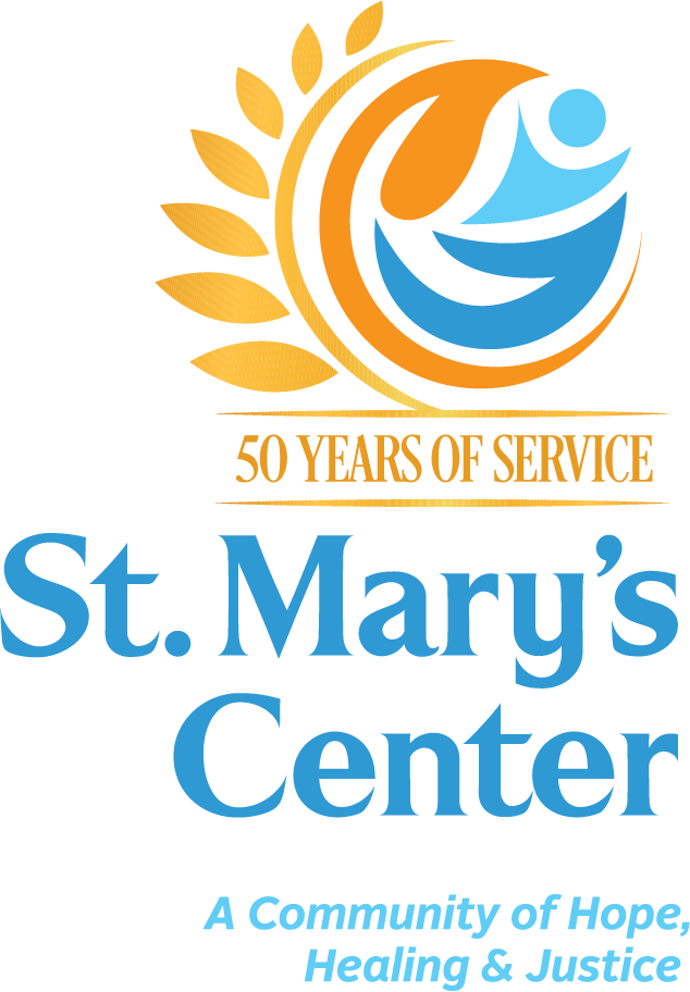 Logo for "ST MARY'S CENTER"