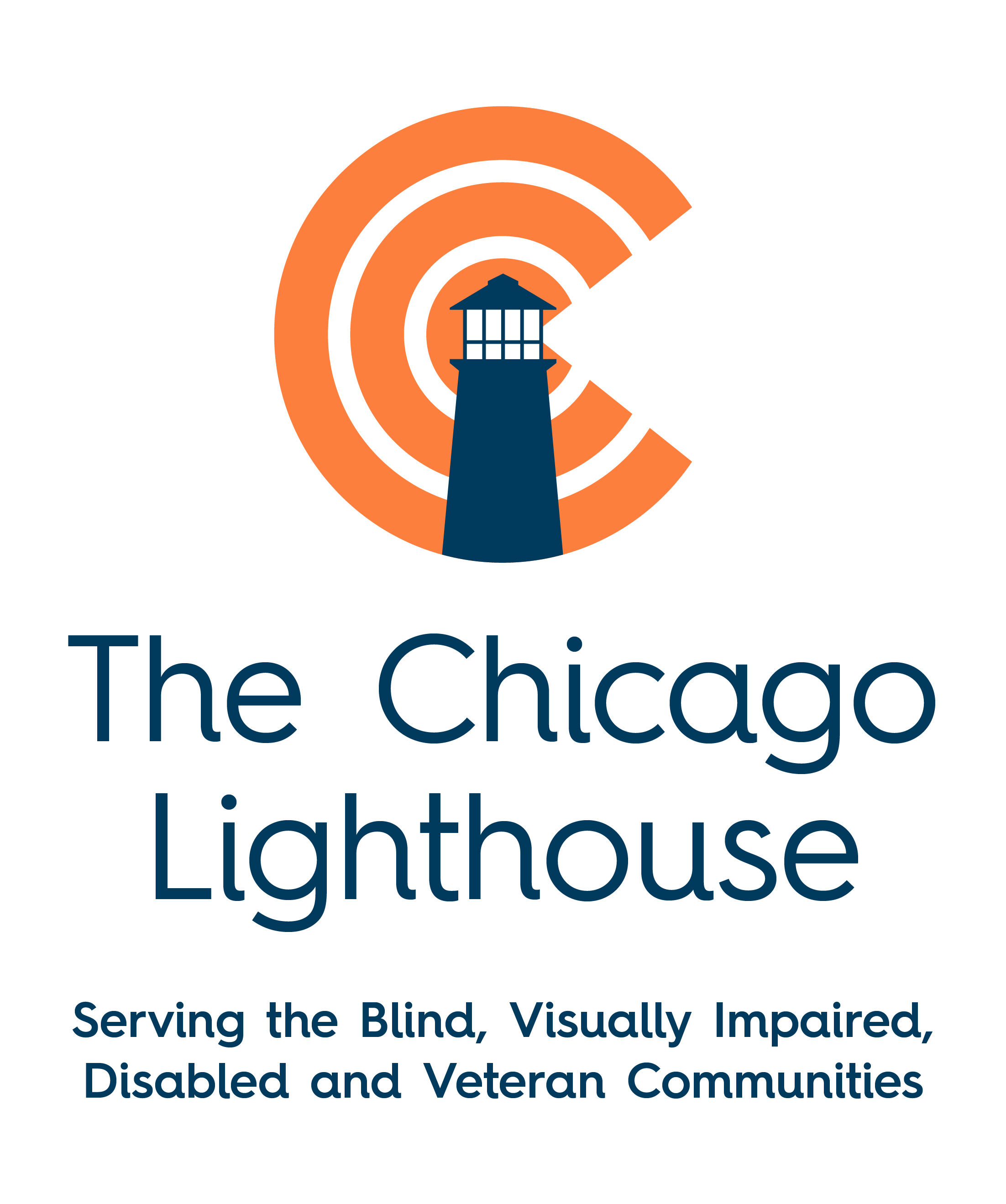 Logo for "THE CHICAGO LIGHTHOUSE FOR PEOPLE WHO ARE BLIND OR VISUALLY IMPAIRED"
